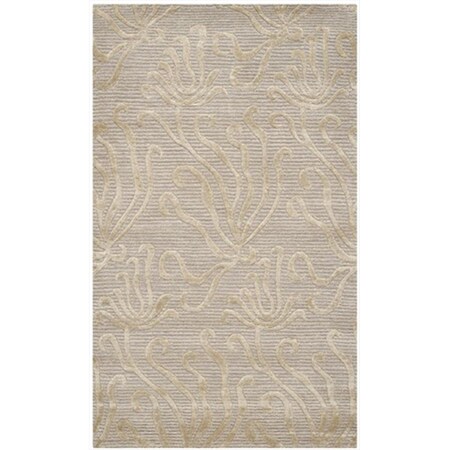 Safavieh 8 ft. 6 in. x 11 ft. 6 in. Large Rectangle Contemporary Martha Stewart Shell Hand Knotted Rug MSR5424A-9